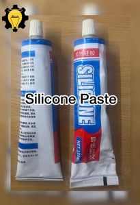  Non Polished Silicone Rubber SILICON PASTE TUBE, Color : White