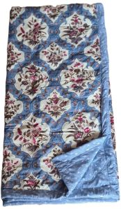 Elite Inn Floral AC Comforter Quilts, Color : Multicolor Queen, Technics : Cotton Blends