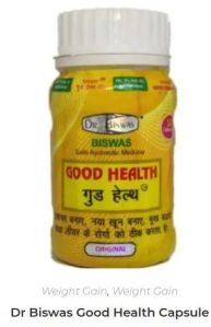 Dr. Biswas Good Health Capsules, Packaging Type : Bottle For Weight Gain, Weakness