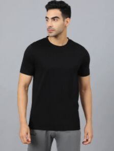 Round Neck Cotton T Shirt