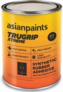 Asian Paints Synthetic Rubber Adhesives 1 Ltr, Form : Liquid