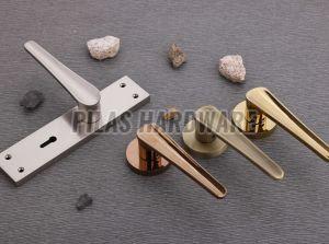 Polished P-235 Lever Door Handle Modern