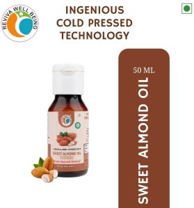 50ml Cold Pressed Sweet Almond Oil, Packaging Type : Plastic Bottle For Used Skincare, Haircare, Moisturizing