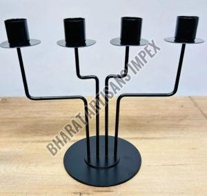 Plain Polished Iron Candle Holder, Design Method : Antique, Attractive Designs