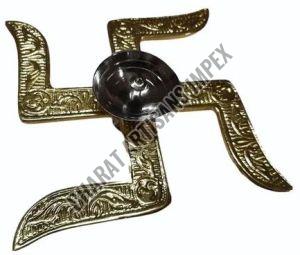 Pooja Designer Brass Swastik Diya