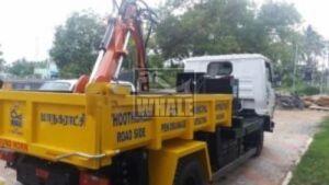 Semi Automatic Mild Steel Whale Scoop Truck, Capacity : 1000 Ltr