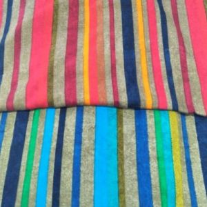 Striped Rayon Fabric