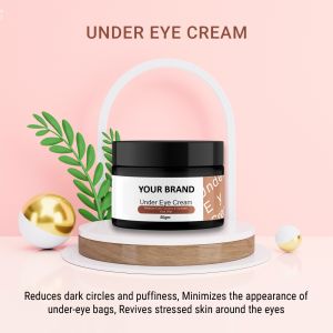 Under Eye Cream, Color : Creamy, Plastic Type : Jar For Removing Dark Circles