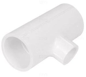 75x50 Mm UPVC Reducing Tee For Pipe Fitting