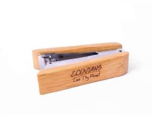 Polished Bamboo Stapler, Color : Grey, Brown