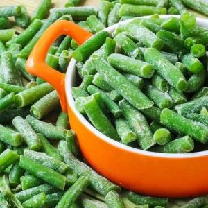 Common Frozen French Beans, Color : Green, Packaging Type : Plastic Packets For Cooking