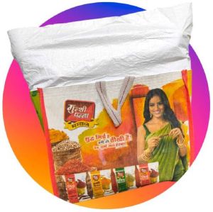 Munshi Panna PP Canvas Packaging Bag, Handle Type : Loop Handle