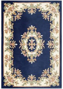 Wool Abushan Multi Sizes Carpet, Color : Blue Multisizes, Model Number : Hrw 03