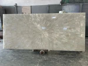 White Selenite Stone Slab