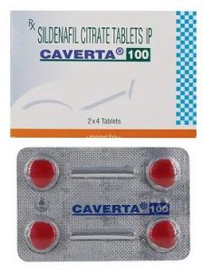 Caverta 100mg Tablet, Packaging Type : Strips