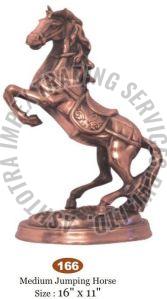 Polished Brass Horse Statue For Decoration