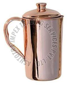 Plain Copper Jug For Storing Water