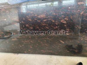 Polished Baghera Brown Granite Slab For Flooring