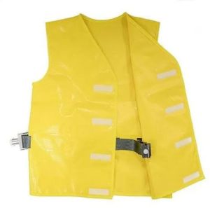 Laminated Nylon Plain Yellow Cooling Vest Xl