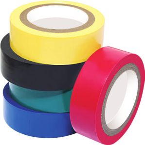 Plain PVC Insulation Tape, Color : Multicolor, Width : 18 Mm