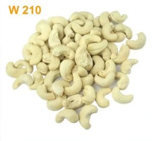 W210 Whole Cashew Nuts 100 %, Taste : Light Sweet For Human Consumption