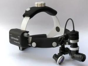 Plastic Medcounty Surgical Headlight With Loupes, Weight : 200-400gm