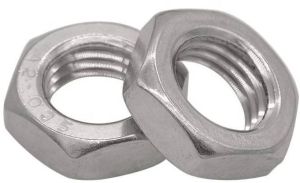 Polished Stainless Steel Lock Nut, Color : Silver For Pipe Fitting