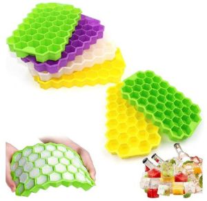 Silicone Honeycomb Ice Tray For In Home, Hotel, Restaurant Etc.