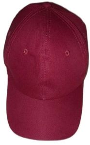 Plain Red Cotton Caps Sporty Free Size, Gender : Unisex