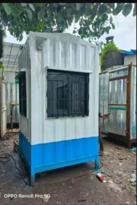 Galvanized Iron Portable Security Cabin