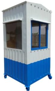 Paint Coated MS Rectangular Portable Security Cabin 6'x6'x8.6''