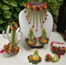 Fresh Flower Jewellery Set, Color : Multicolor Wedding Wear, Gender : Women