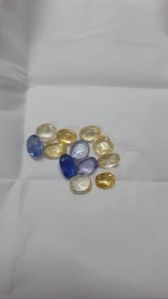 Polished Semi Precious Gemstone, Color : Blue For Jewellery Use