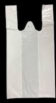 Milky White Plastic Carry Bag