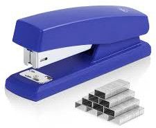 Polished Metal Office Stapler, Color : Blue