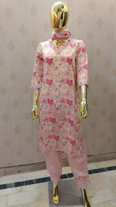 Lw 3 PC Kurti Pant Set