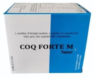 ﻿ L Carnitine, N Acetyle Cysteine, Larginine, CO Enzyme Q10, Citric Acid, Zinc Sulphate Tablet