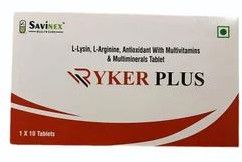 L-lysin, L-arginine, Antioxidant With Multivitamins and Multiminerals Tablet