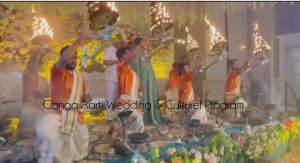 ganga aarti wedding event