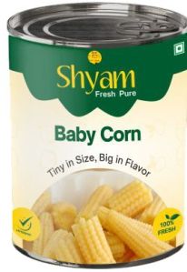 Shyam Canned Baby Corn, Packaging Size : 450gm, 850gm, 3.2kg