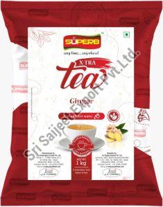 1Kg Superb X-tra Ginger Tea Premix, Packaging Type : Pouch