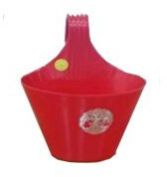 Polished Plastic Hanging Flower Pot For Plantation