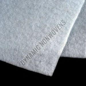 Non Woven Needle Punched Geotextile Fabric, Color : White