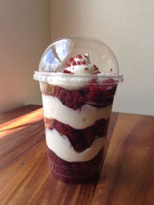 Red Velvet Pastry Pudding