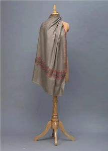 SKU AS00901325 Border Embroidery Pashmina Shawl