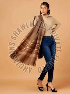 Stripped Sku AS01098794 Woolen Stole Party Wear 70x180 Cm, Technics : Handloom