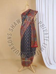 Printed Sku AS01608530 Silk Saree, Color : Multi Color Party Wear, Technics : Machine Made