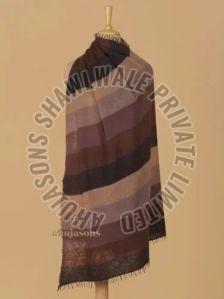 Stripped Wool Sku AS01836580 Cashmere Stole, Color : Multi Color 80x200 Cm, Technics : Handloom