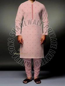 Sku AS01839693 Mens Kurta Pajama Party Wear, Technics : Machine Made