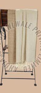 Plain Soft Woolen Throw 140X200 Cm, Technics : Handloom